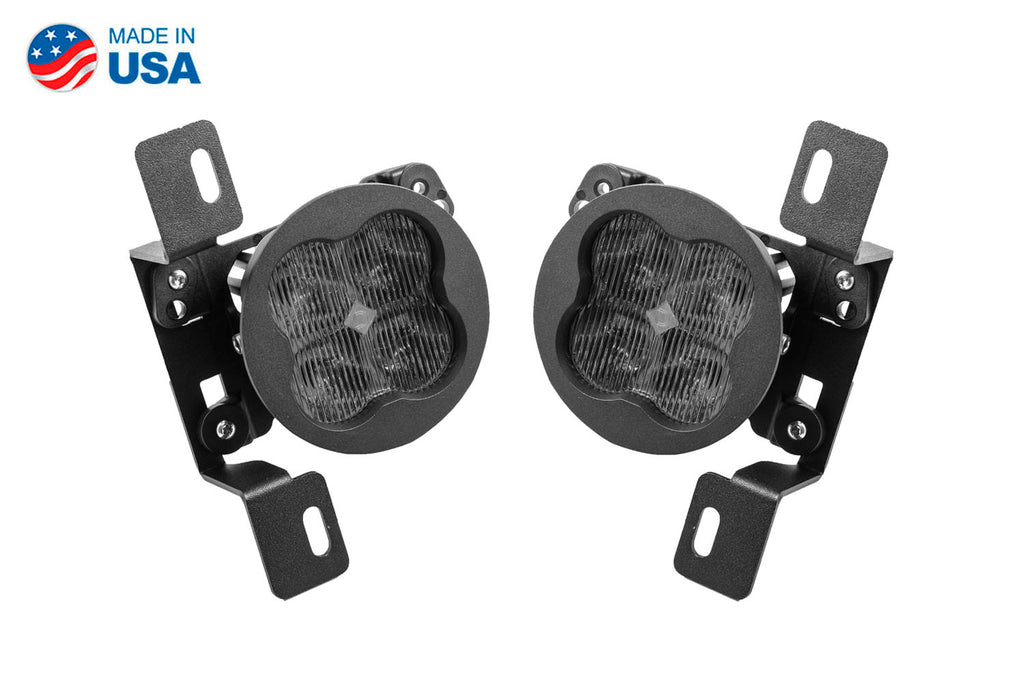 SS3 LED Fog Light Kit for 2007-2018 Jeep JK Wrangler White SAE/DOT Fog Max Diode Dynamics