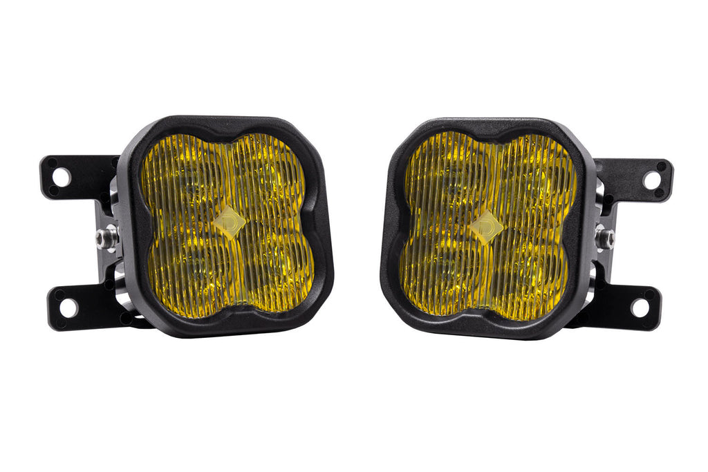 SS3 LED Fog Light Kit for 2009-2014 Ford Focus Yellow SAE/DOT Fog Max Diode Dynamics