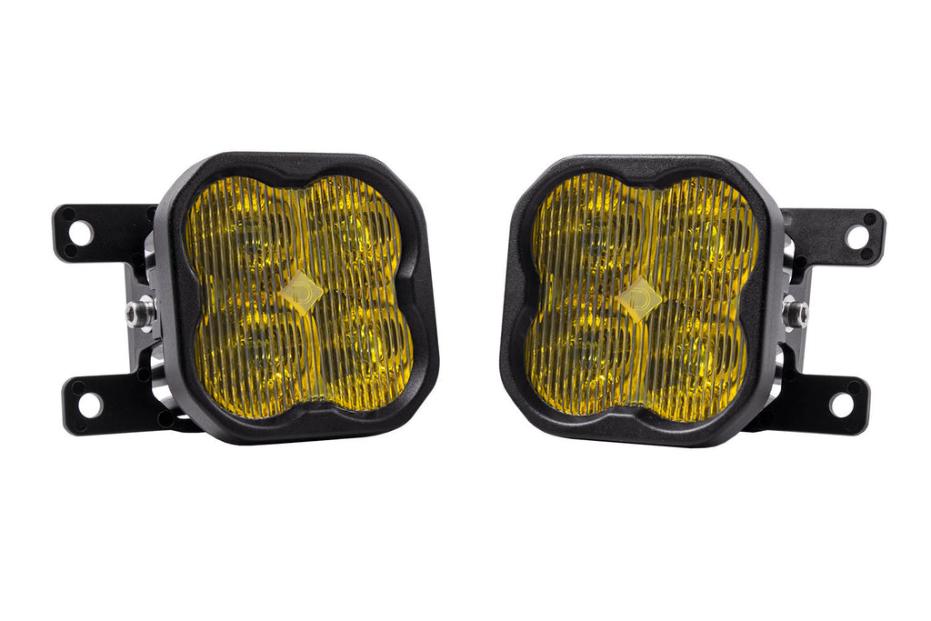 SS3 LED Fog Light Kit for 2019-2021 Ram 1500 (non-LED), Yellow SAE/DOT Fog Max