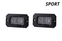 Stage Series 2in LED Pod Sport White Combo Flush ABL Pair Diode Dynamics