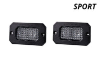 Stage Series 2in LED Pod Sport White Combo Flush RBL Pair Diode Dynamics