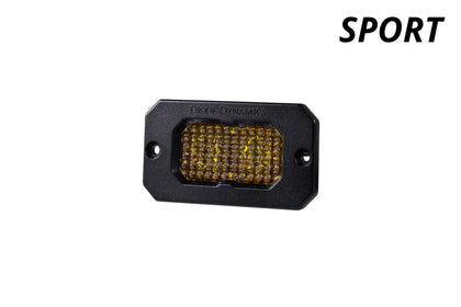 Stage Series 2in LED Pod Sport Yellow Combo Flush ABL Single Diode Dynamics