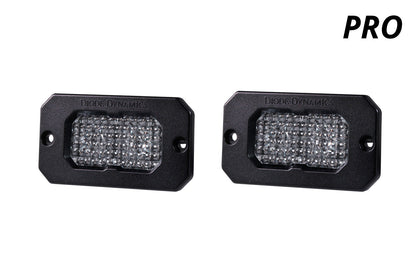 Stage Series 2in LED Pod Pro White Combo Flush RBL Pair Diode Dynamics