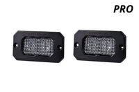 Stage Series 2in LED Pod Pro White Combo Flush BBL Pair Diode Dynamics