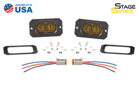 Stage Series 2in LED Pod Pro Yellow Combo Flush ABL Pair Diode Dynamics