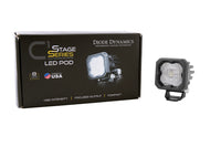 Stage Series C1 LED Pod White SAE/DOT Fog Standard WBL Each Diode Dynamics