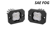 Stage Series C1 LED Pod White SAE/DOT Fog Flush WBL Pair Diode Dynamics