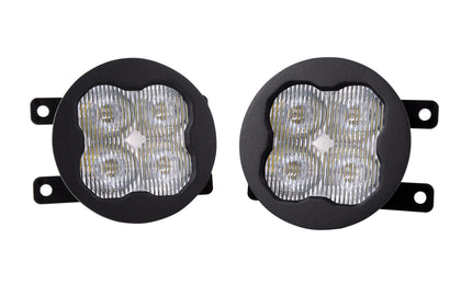 SS3 LED Fog Light Kit for 2012-2016 Fiat 500 White SAE/DOT Fog Sport w/ Backlight Diode Dynamics