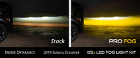 SS3 LED Fog Light Kit for 2016-2021 Subaru Crosstrek Yellow SAE/DOT Fog Sport w/ Backlight Diode Dynamics