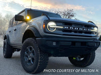 SS3 LED Fog Light Kit for 2021 Ford Bronco (w/ Standard Bumper) White SAE/DOT Driving Sport w/ Backlight Diode Dynamics