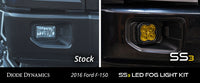 SS3 LED Fog Light Kit for 2015-2020 Ford F-150 White SAE/DOT Driving Sport w/ Backlight Diode Dynamics