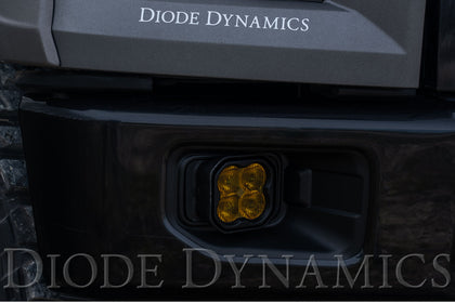 SS3 LED Fog Light Kit for 2015-2020 Ford F-150 Yellow SAE/DOT Fog Sport w/ Backlight Diode Dynamics