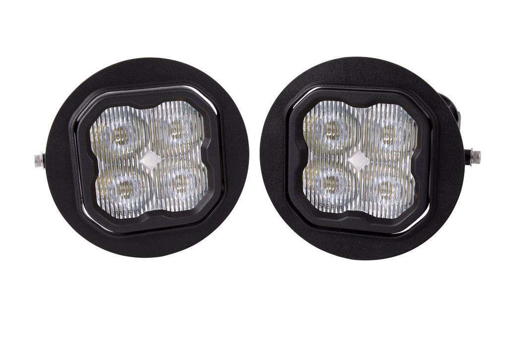 SS3 LED Fog Light Kit for 2005-2011 Toyota Tacoma White SAE/DOT Fog Sport w/ Backlight Diode Dynamics