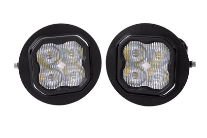 SS3 LED Fog Light Kit for 2007-2013 Toyota Tundra White SAE/DOT Fog Sport w/ Backlight Diode Dynamics