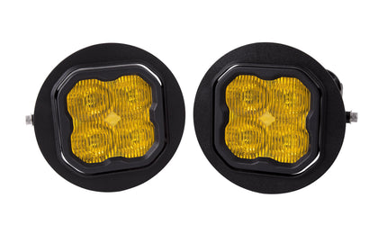 SS3 LED Fog Light Kit for 2006-2010 Ford F-150 Yellow SAE/DOT Fog Sport w/ Backlight Diode Dynamics