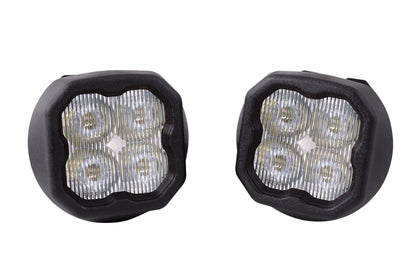 SS3 LED Fog Light Kit for 2007-2012 GMC Acadia White SAE/DOT Fog Sport w/ Backlight Diode Dynamics