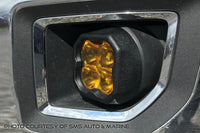 SS3 LED Fog Light Kit for 2007-2012 GMC Acadia Yellow SAE/DOT Fog Sport w/ Backlight Diode Dynamics