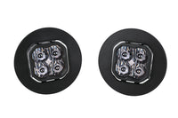 SS3 LED Fog Light Kit for 2007-2014 GMC Sierra 2500/3500 White SAE/DOT Driving Sport w/ Backlight Diode Dynamics