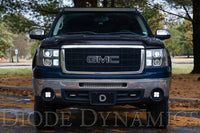 SS3 LED Fog Light Kit for 2007-2013 GMC Sierra 1500 White SAE/DOT Driving Sport w/ Backlight Diode Dynamics