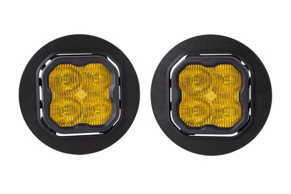 SS3 LED Fog Light Kit for 2005-2009 Subaru Outback Yellow SAE/DOT Fog Sport w/ Backlight Diode Dynamics