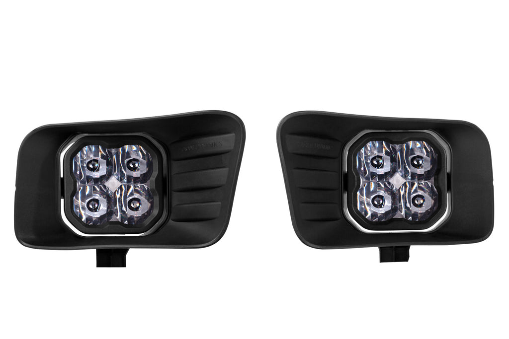 SS3 LED Fog Light Kit for 2009-2012 Ram 1500 White SAE/DOT Driving Sport w/ Backlight Diode Dynamics