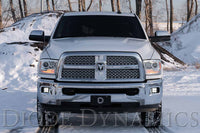 SS3 LED Fog Light Kit for 2010-2018 Ram 2500/3500 White SAE/DOT Driving Sport w/ Backlight Diode Dynamics