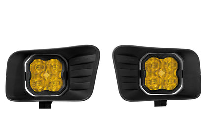 SS3 LED Fog Light Kit for 2010-2018 Ram 2500/3500 Yellow SAE/DOT Fog Sport w/ Backlight Diode Dynamics