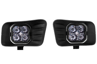 SS3 LED Fog Light Kit for 2009-2012 Ram 1500 White SAE/DOT Driving Pro w/ Backlight Diode Dynamics