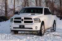 SS3 LED Fog Light Kit for 2013-2018 Ram 1500 White SAE/DOT Driving Sport w/ Backlight Diode Dynamics