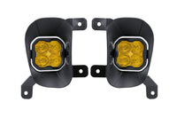 SS3 LED Fog Light Kit for 2013-2018 Ram 1500 Yellow SAE/DOT Fog Sport w/ Backlight Diode Dynamics