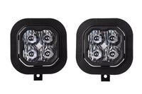 SS3 LED Fog Light Kit for 2011-2016 Ford Super Duty F-250/F-350 White SAE/DOT Driving Sport w/ Backlight Diode Dynamics