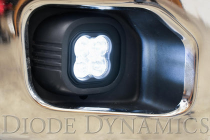 SS3 LED Fog Light Kit for 2011-2016 Ford Super Duty F-250/F-350 White SAE/DOT Driving Sport w/ Backlight Diode Dynamics