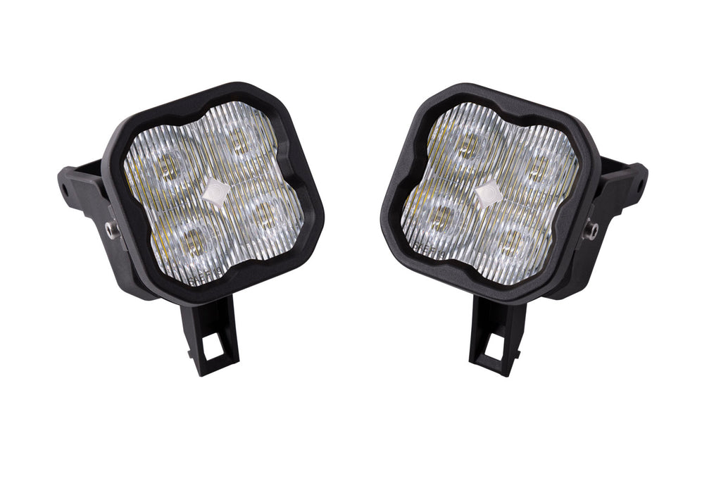 SS3 LED Fog Light Kit for 1999-2010 Ford Super Duty F-250/F-350 White SAE/DOT Fog Sport w/ Backlight Diode Dynamics