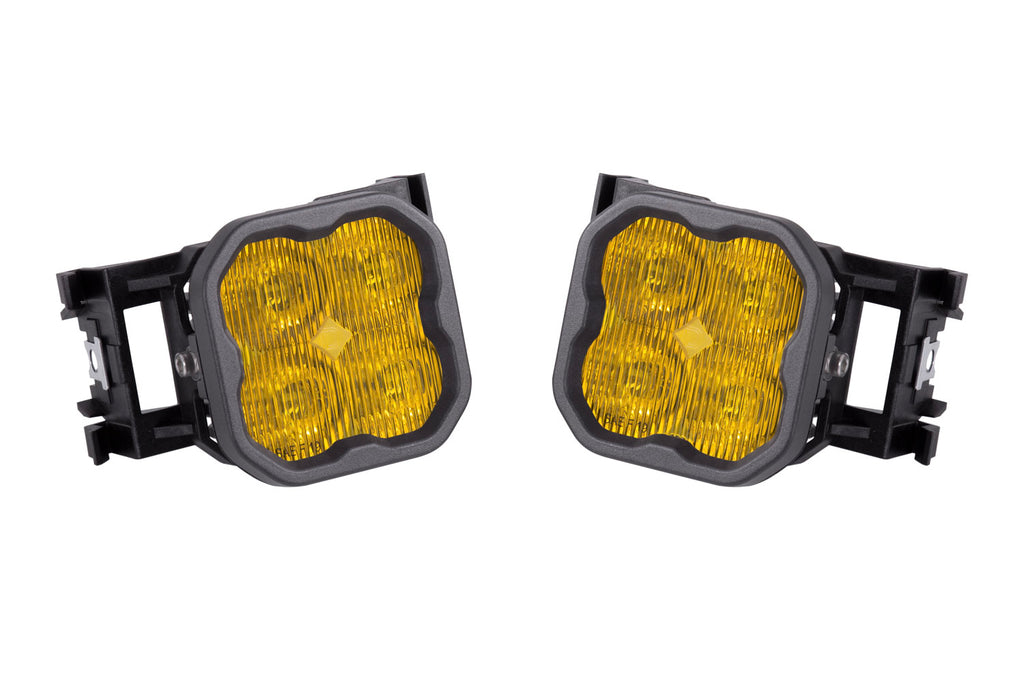 SS3 LED Fog Light Kit for 2008-2009 Subaru Legacy Yellow SAE/DOT Fog Sport w/ Backlight Diode Dynamics