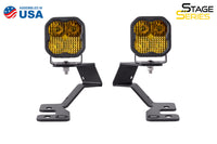 SS3 LED Ditch Light Kit for 2021 Ford Bronco Sport, Sport Yellow Combo Diode Dynamics