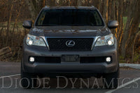 SS3 LED Fog Light Kit for 2010-2013 Lexus GX460, White SAE/DOT Driving Sport with Backlight Diode Dynamics