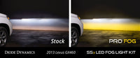 SS3 LED Fog Light Kit for 2010-2013 Lexus GX460, White SAE/DOT Fog Sport with Backlight Diode Dynamics