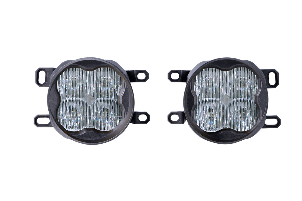 SS3 LED Fog Light Kit for 2010-2013 Toyota 4Runner, White SAE/DOT Fog Sport with Backlight Diode Dynamics