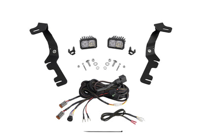 Stage Series Ditch Light Kit for 2019-Present Ram, C2 Sport White Combo Diode Dynamics