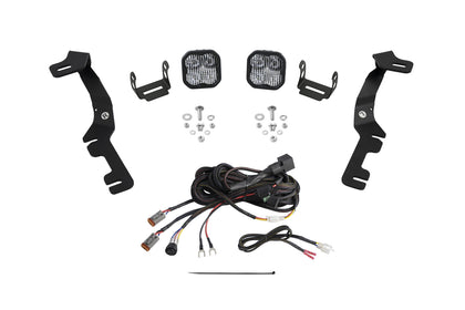 Stage Series Ditch Light Kit for 2019-Present Ram, SS3 Sport White Combo Diode Dynamics