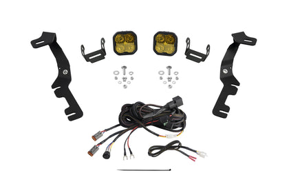 Stage Series Ditch Light Kit for 2019-Present Ram, SS3 Pro Yellow Combo Diode Dynamics