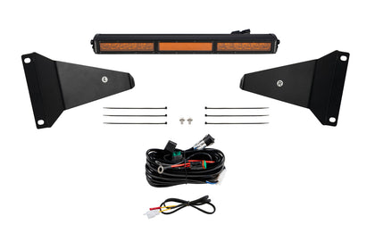 Stealth Bumper Light Bar Kit for 2019-Present Ram, Amber Combo Diode Dynamics