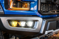 Morimoto 4Banger Fog Light Kit: 15-20 Ford Raptor (HXB Yellow Wide / Wide / Wide)