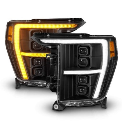 ANZO 21-23 Ford F-150 (w/Factory Halogen) Z-Series Full LED Proj Headlights - Pass. Side ONLY