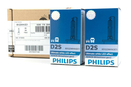D2S: Philips 85122 WHV2 White Vision (5000K)