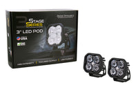 SS3 Pro WBL White Flood Flush (pair)