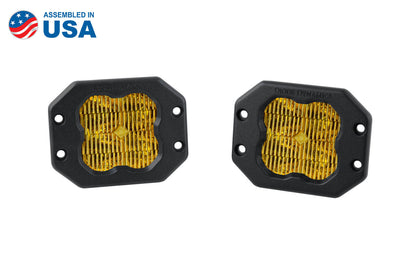 SS3 Sport ABL Yellow SAE Fog Flush (pair)