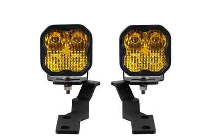 SS3 LED Ditch Light Kit for 2016-2021 Toyota Tacoma, Pro Yellow Combo