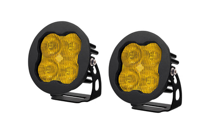 SS3 Max ABL Yellow SAE Fog Round (pair)