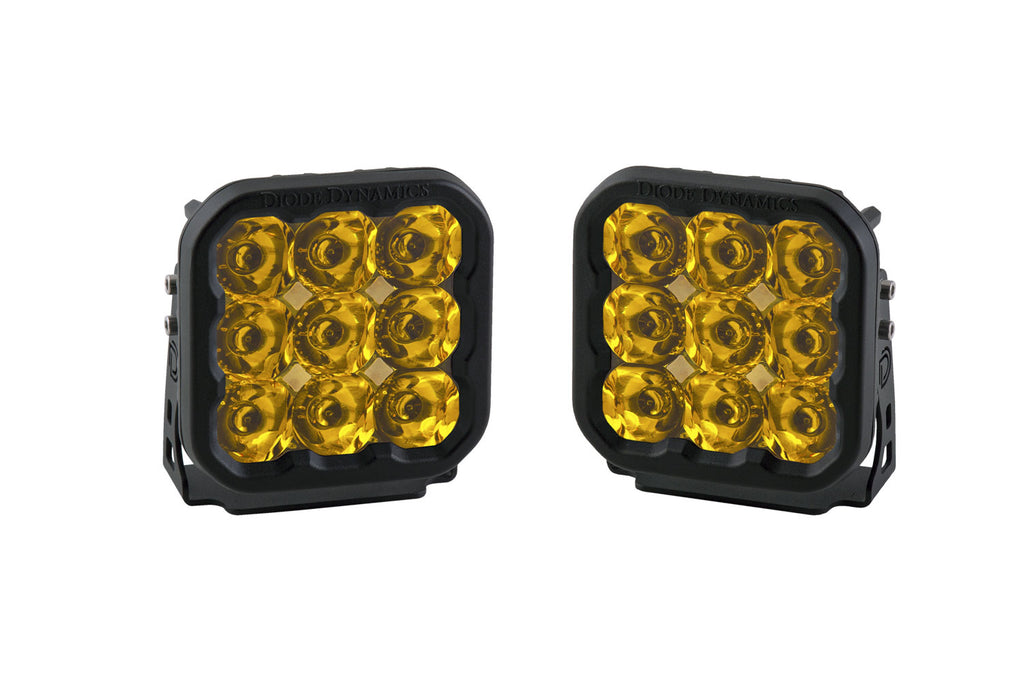 SS5 LED Pod Pro Yellow Spot (pair)